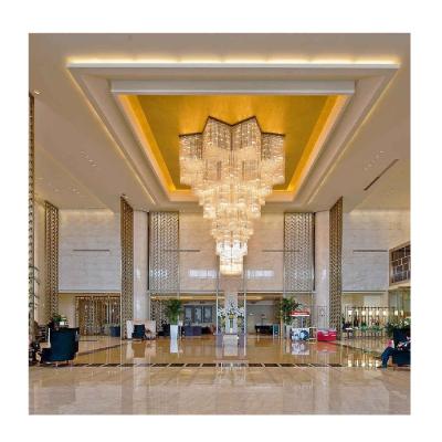 China Large Modern Modern Crystal Chandelier for Hotels and Banquet Hall Large Ceiling Chandelier for sale