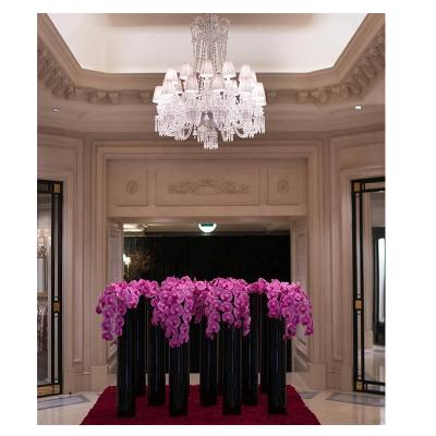 China Modern European Crystal Lighting Custom Hotel Large Baccarat Crystal Chandelier for sale