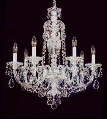 China Traditional Modern French Country 6 Lights Crystal Chandelier For Living Room for sale