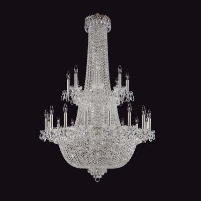 China Hotel Ballroom Modern Vintage Crystal Candle Chandelier for sale