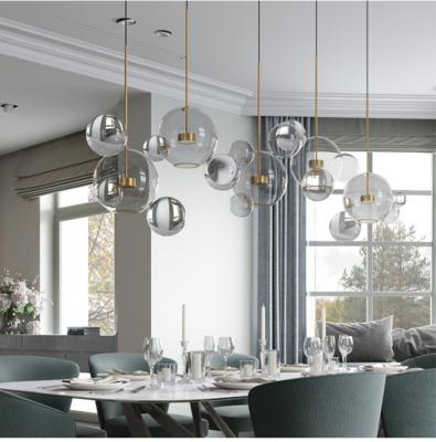 China Wholesale Contemporary Residential Mini Glass Ball Chandelier for sale