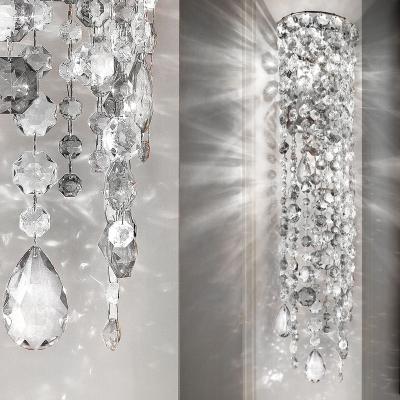 China Modern Modern Hotel 4 Lights Lights Cheap Chrome Chandelier And Wall Sconces for sale