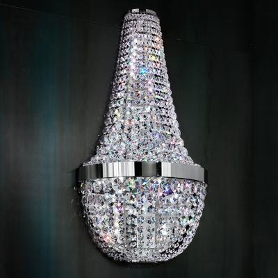 China Modern Modern Hallway Indoor Crystal Led Wall Sconce Light for sale