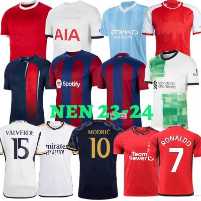 China Shirts & Leading 2023-24 Customized Thailand Quality Soccer Jersey Sets Practice Soccer Wear For Mens Football Uniform for sale