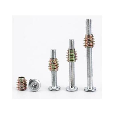 Chine Top Sale M5 M6 M8 Heavy Industry Threaded Insert Zinc Furniture Color Wood Insert Nut For Wood à vendre