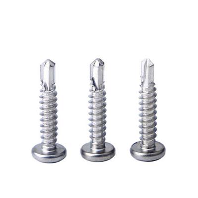 China Factory Direct High Quality Pan Screw Stainless Steel Cross Recessed Pan Round Head Self Talling Screw Chicago Screw for sale