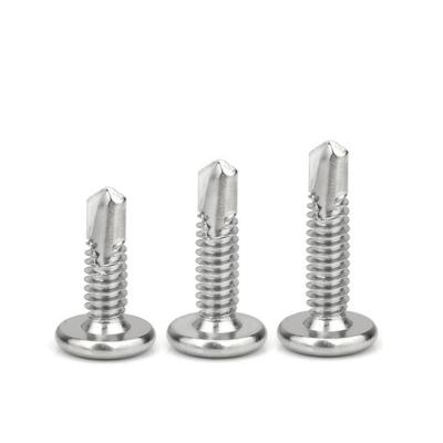 Chine Blue Galvanized Stainless Steel Screws Hex Flat Covering Flat Head Screw à vendre