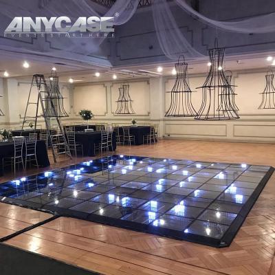 China Event & Factory Direct Wedding ANYCASE RGB 3years Warranty Easy Install Events Led Magnetic Dance Floor for sale