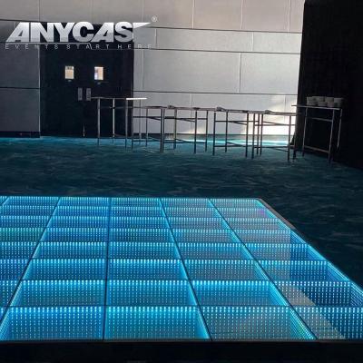 China Event and Wedding Original Design ANYCASE Nightclub Red Remote Control Portable Dance Floor Led Display for sale