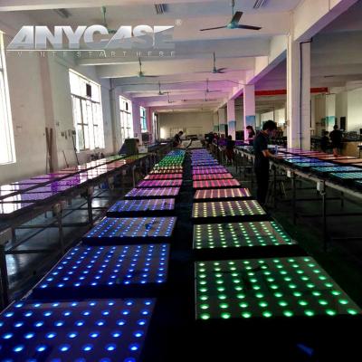 China Cheap White Light Pixel Event & Wedding Digital Magnetic Dance Floor 144 ANYCASE 1year Warranty 144 ANYCASE for sale