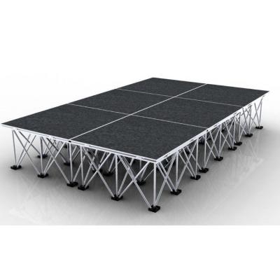 China Wholesale Anycase Smart Riser Folding Portable Stage For Outdoor Concert Event 4x4ft for sale