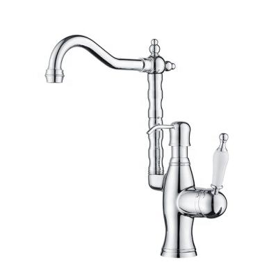 China Wholesale Faucets CP079 Vintage Thermostatic Faucet New Style In Kitchen Faucet With Soap Dispenser for sale