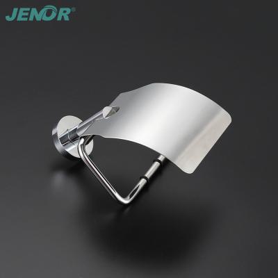 China Wall Mounted Toilet Paper Roll Holder Stainless Steel Bathroom Sliver Color Self Adhesive Toilet Paper Roll Holder for sale