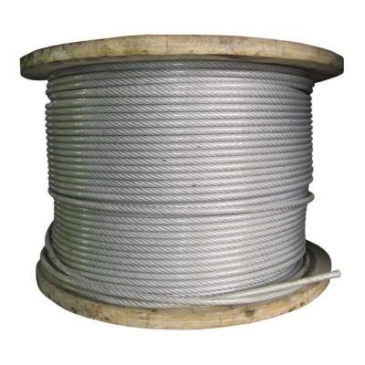 China Galvanized Steel Wire Heating Rope 7*19 6mm for sale