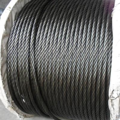 China Rope cable acero no galvanizado 7x19 for sale