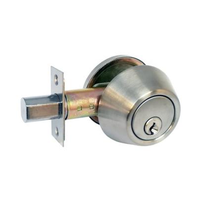 China Stainless Steel Tubular Single Cylinder DeadBolt Entry Security Door Lock (2) D101 for sale