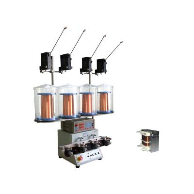 China Automatic Factory Face Four Shafts Solenoid Valve Spool Winding Machine for sale