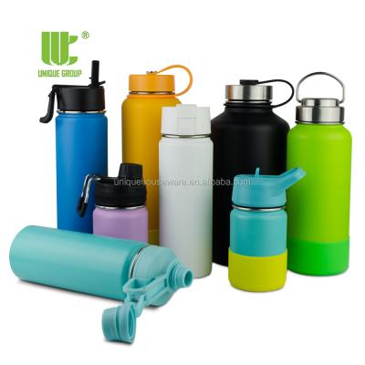 China PORTABLE Unique Double Wall Thermal Outdoor Group Stainless Steel Sports Hydration Metal Canteen Vacuum Insulated Water Bottle for sale