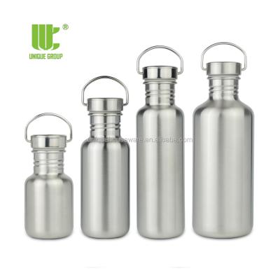 China Viable Single Group Mouth Water Filter Fitting Stainless Steel Airtight Regular Water Bottle for sale