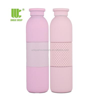 China Group 550ml Matte Black Drink Bottle Thermal Single Viable Vacuum Flasks Water Cleaning Bottles for sale