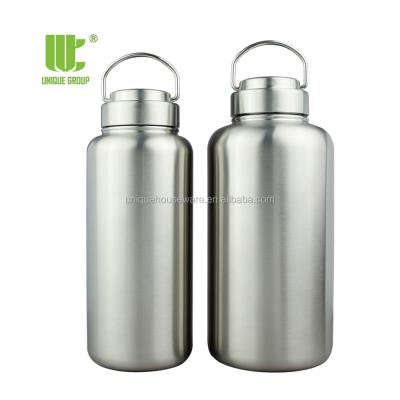 China Custom Large Mouth Sustainable Single Wall Metal Survival Gym Water Bottle Eco-Friendly for sale