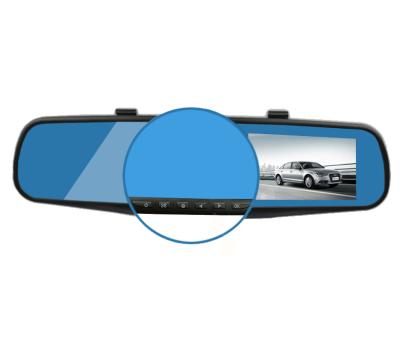 China Rear View Mirror Car DVR Camera Black Box 80*320*12mm Full HD 1080P VCR G-sensor Night Vision Camcorder Car DVR 4.3