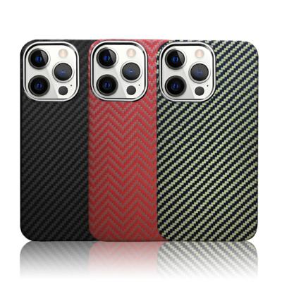 China K-DOO 100% Real Carbon Fiber Shockproof Phone Case For iPhone 13 Ultrathin Aramid Phone Case For iPhone13Promax for sale