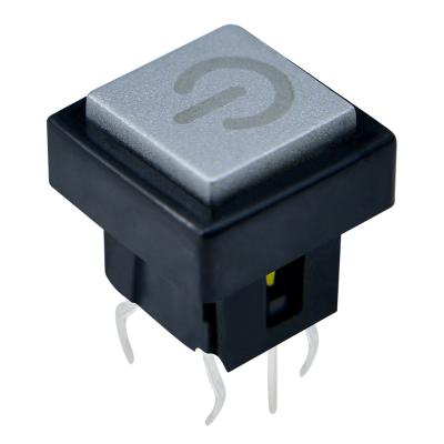 China Momenary Square Mini Switch Power Symbol 12VDC TS1 for sale