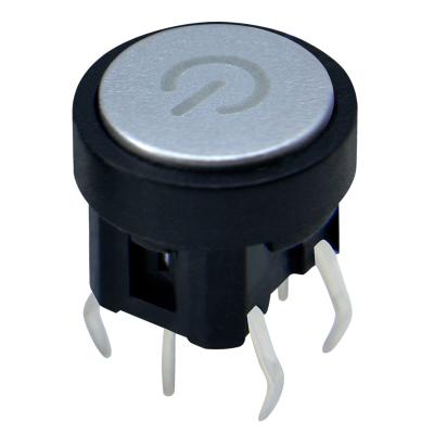 China Round Push Button Electrical Power Tactile Switch TS2 Series TS2-2B-3AR-1A for sale