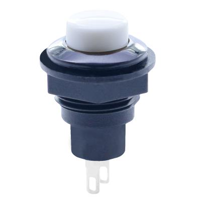 China HONGJU ON-OFF 2 Pins ON-OFF Plastic Push Button Switch for sale