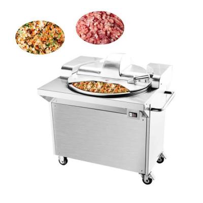 China Good Hotels Quality 0.55kw Frozen Meat Bowl Cutter Making for sale