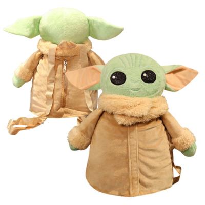 China Cartoon Toy 30*35cm Baby Yoda Doll Action Figure Stuffed Yoda Doll Toys Cartoon Plush Toy Doll Baby Yoda Backpack Soft Plush Toys for sale