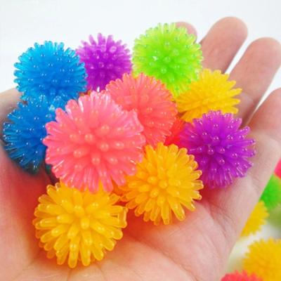 China Bath Toy Mini TPR Hedgehog Ball Foot Massage Spike Ball For Relaxation Soft 25mm Other Baby Toys Soft Spiky Floating Squeeze for sale