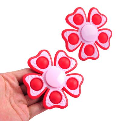 China Entertainment Toys 2022 Ecompression Spining Fingertip Spinner Top Toys Deformable Robot Bearing Spinner Spiral Finger Stress Release ED for sale