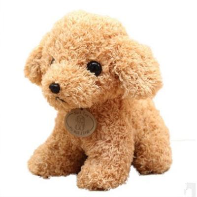 China Entertainment Toys Simulation Toys Games Children Gift Simulation Poodle Dog Plush Stuffed Dogs Toys Cute Soft Teddy Dog Plush Other Baby Toys for sale