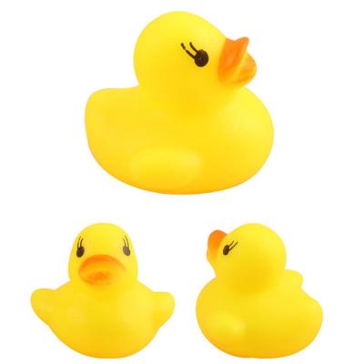 China Educational Toy Animal Sound Floating Ducks Bath Toys Mini Yellow Rubber Duck PVC Kids Swimming Beach Sound Floating Ducks Other Baby Toys for sale