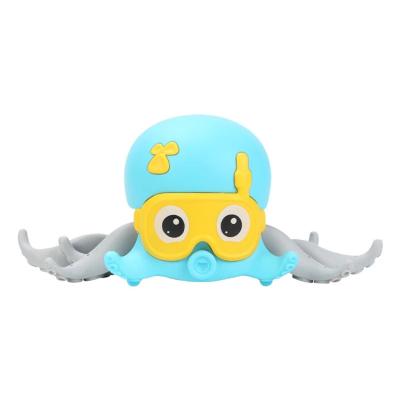 China Bath Toy Funny Design Other Baby Toys 2022 Newest Arrival Summer Baby Bath Infant Toy Animal Water Cogs Octopus Bath Toys for sale