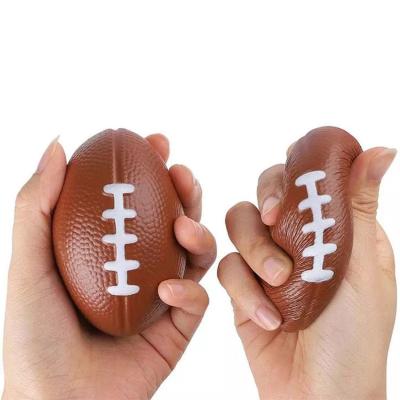 China Squishy Toy Pu Material Stress Ball PU Squeeze Ball Anti Stress Ball Kids Football Toy Educational Promotional PU Foam Ball for sale