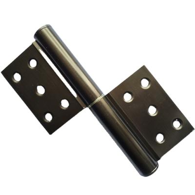 China Industrial Detachable Aluminum Alloy Hinge Copper Color For Home Door And Folding Type Flag Aluminum Door Hardware Hinge for sale