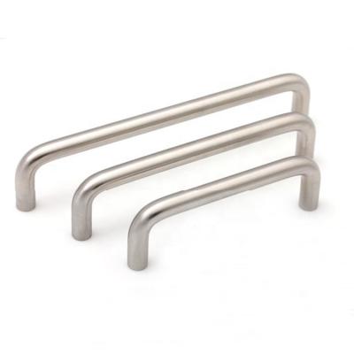 China Modern U Shape Stainless Steel Drawer Pulls Cabinet Handle For Kitchen Drawer Cupboard Pulls Bathroom Furniture Kitchen Long Handle for sale