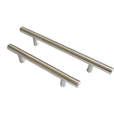 China Modern T Shape Stainless Steel Drawer Pulls Cabinet Handle For Kitchen Drawer Cupboard Pulls Bathroom Furniture Kitchen Long Handle for sale