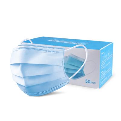 China Breathable Medical Type II Personal Care Cloth Face Mask Nonwoven Earloop Face 3 Layers Disposable Surgical Mask for sale