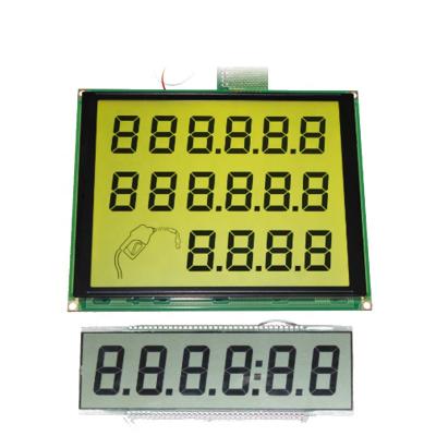 China Digital Meter SINDA STN LCD 7 Segment LCD Display For Electronic Meter for sale