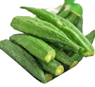 China Nutritious Void Fried Okra Crispy Chips with Halal CERT for sale