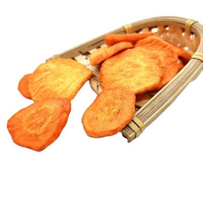 China Wholesale Empty Nutritious Fried Carrot Chips Crispy Carrot for sale