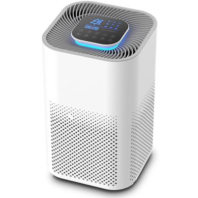 China 2022 New Purificador De Aire Hepa Desktop Ionized Air Purifier Negative Ion True Hepa Filter Portable Air Purifier Manufacturer for sale