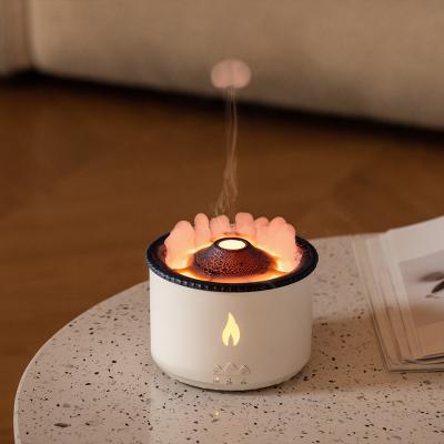 China O mais novo Luxury Flame Aroma Diffuser Oil Aroma 360 Diffuser Máquina de Olfato Ultrassônico 3d Fogo Flame Aroma Diffuser à venda