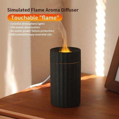 China Neue Ankunft Neues Heißes USB-Essentialöl-Flamme Aroma Diffuser Ultraschall-Luft-Portable Wasserlose Luftbefeuchter 100Ml Auto Aroma Diffuser zu verkaufen