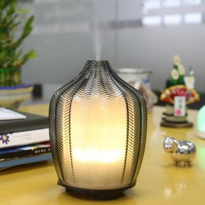 China Homefish OEM Commercial Art Glass Aroma Diffuser Nebulizer Essential Oil 120ml Scent Machine Ultrasonic for sale