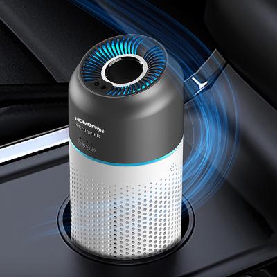 Cina HOMEFISH PM2.5 TVOC Sensore Purificatore d'aria per auto con controllo gestuale Hepa Filter in vendita